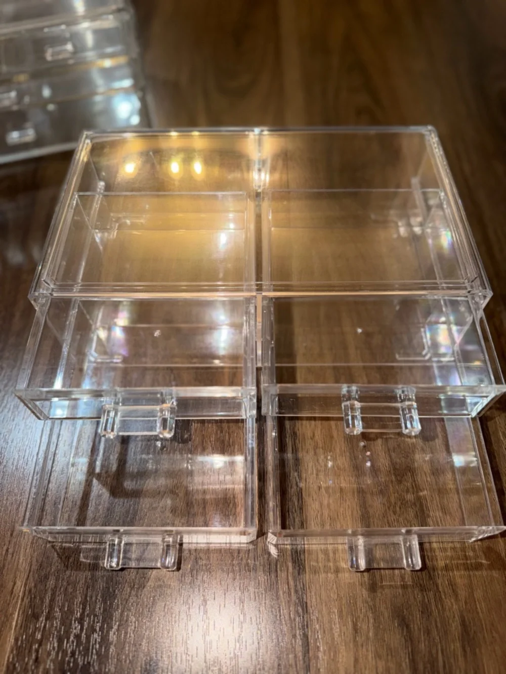 Customizable Acrylic Makeup Organizer - Multi-Drawer Storage